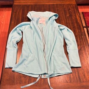 Vintage VS jacket/swim cover up! Light blue in color